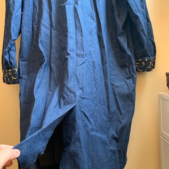 Vintage Jean Shirt Dress - Picture 9 of 10